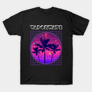 Vaporwave Grid T-Shirt